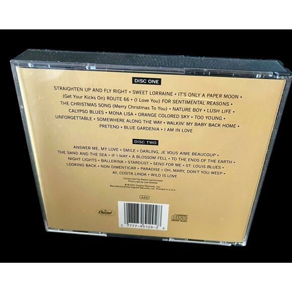 The Nat King Cole Story (1991) 2-CD Set - Capitol Records - Jazz Vocal Classic - Picture 2 of 8